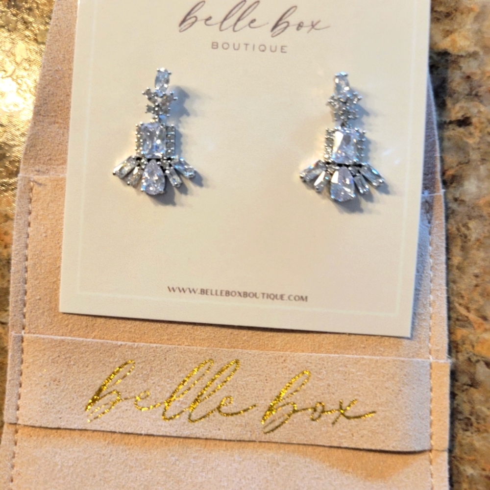 Boutique earrings for bride